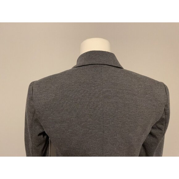 BCBG Max Azria Gray Cropped "Natalia" Blazer, Size XS - Picture 8 of 10